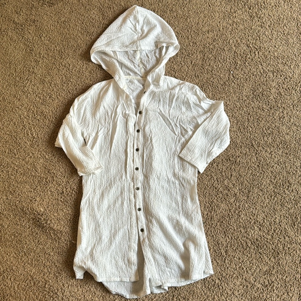 Columbia 3/4 sleeve gauze shirt, size smalll